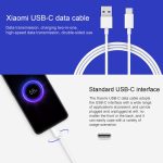 Original Xiaomi USB-zu-USB-C/Typ-C-Datenkabel, normale Version, Kabellänge: 1 m – Bild 2