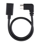 USB-C / Typ-C-Buchse zu USB-C / Typ-C-Stecker-Adapterkabel, Gesamtlänge: ca. 30 cm, USB-C / Typ-C-Buchse auf USB-C / Typ-C-Stecker-Winkel-Adapterkabel, Gesamtlänge: ca. 30 cm – Bild 2
