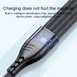 4 in 1 66 W 6 A USB auf 8 Pin + Micro USB + Dual USB-C / Typ C Schnelllade-Datenkabel, Kabellänge: 1,2 m – Bild 6