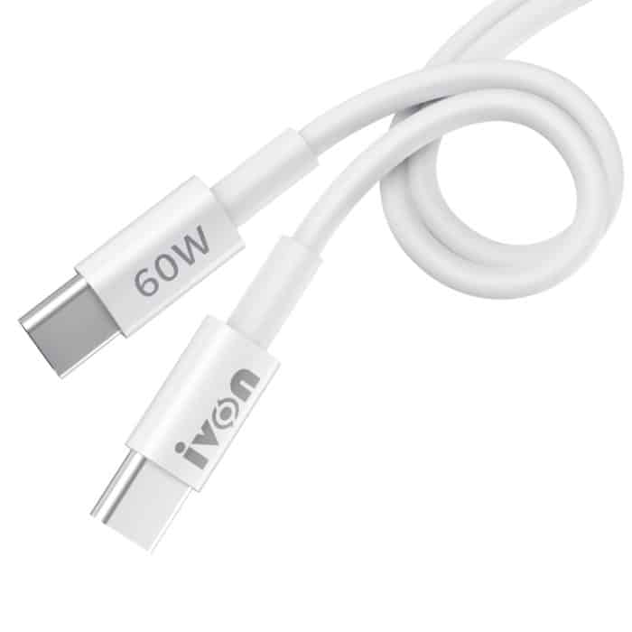 IVON CA203 60W PD USB-C / Typ-C bis USB-C / Typ-C Schnelles Ladedatenkabel, Kabellänge: 1m – Bild 1