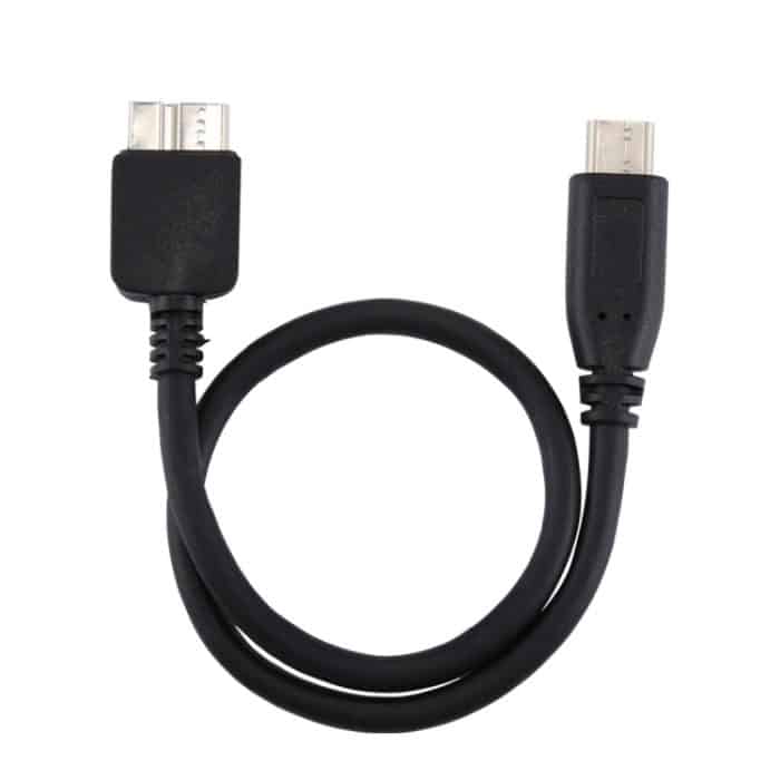 USB-C / Typ C-Stecker auf Micro B-Stecker Adapterkabel, Gesamtlänge: ca. 30 cm, Adapterkabel USB-C / Typ-C-Stecker auf Micro-B-Stecker, Gesamtlänge: ca. 30 cm – Bild 2