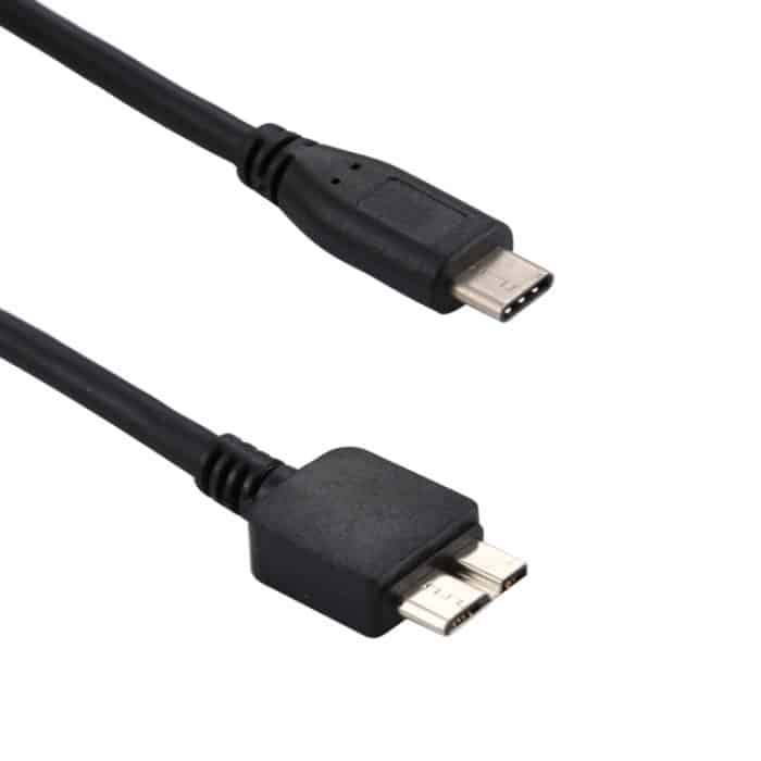 USB-C / Typ C-Stecker auf Micro B-Stecker Adapterkabel, Gesamtlänge: ca. 30 cm, Adapterkabel USB-C / Typ-C-Stecker auf Micro-B-Stecker, Gesamtlänge: ca. 30 cm – Bild 5