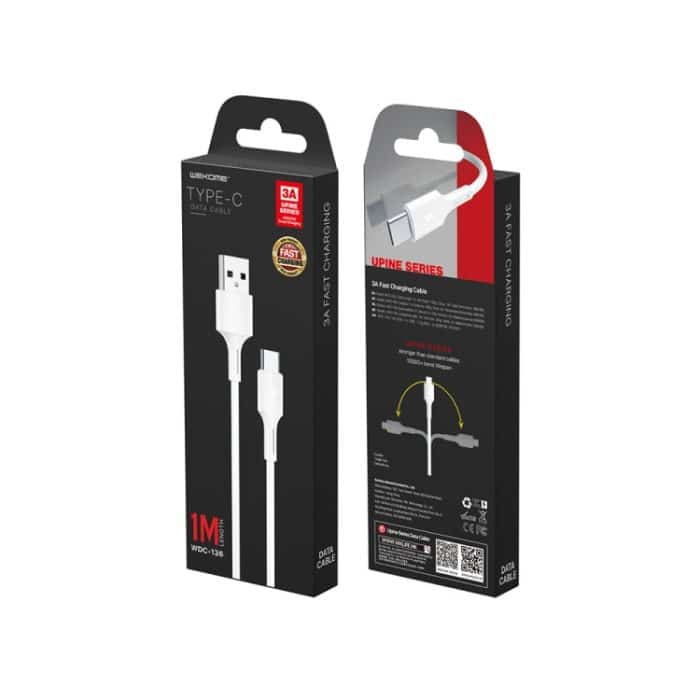 WK WDC-136 USB-auf-Typ-C/USB-C-3A-Schnellladedatenkabel – Bild 8