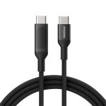 MOMAX DC22 1,2 m USB-C/Typ-C auf USB-C/Typ-C PD 100 W Digitalanzeige geflochtenes Datensynchronisierungs-Ladekabel