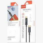 Mutural Li-CC006 1,2 m 100 W transparentes Digitaldisplay USB-C/Typ-C auf Typ-C Ladedatenkabel – Bild 6