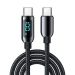 Mutural Li-CC002 1,2 m 100 W Digitalanzeige USB-C/Typ-C auf Typ-C Ladedatenkabel