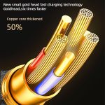 Mutural Li-CC007 1,2 m 66 W transparentes Digitaldisplay USB-auf-Typ-C-Ladedatenkabel – Bild 5