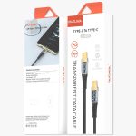 Mutural Li-CC009 1,2 m 100 W transparentes USB-C/Typ-C-auf-Typ-C-Ladedatenkabel – Bild 6