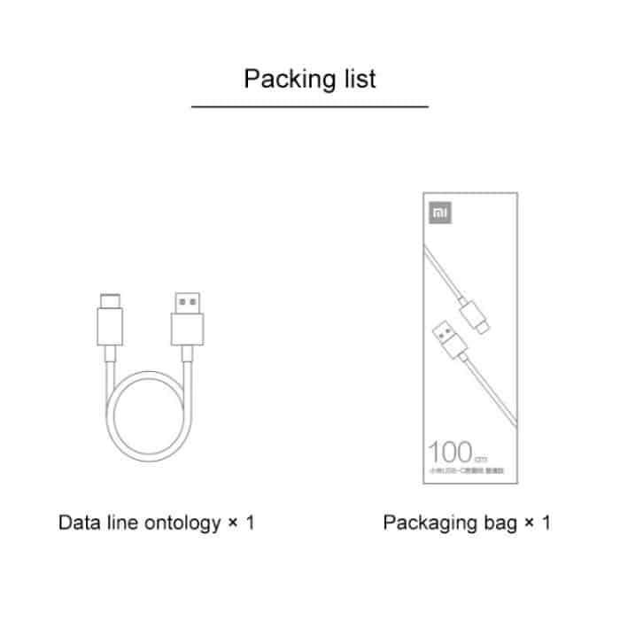 Original Xiaomi Youpin ZMI Typ-C / USB-C Ladekabel, reguläre Version, Länge: 1m – Bild 5