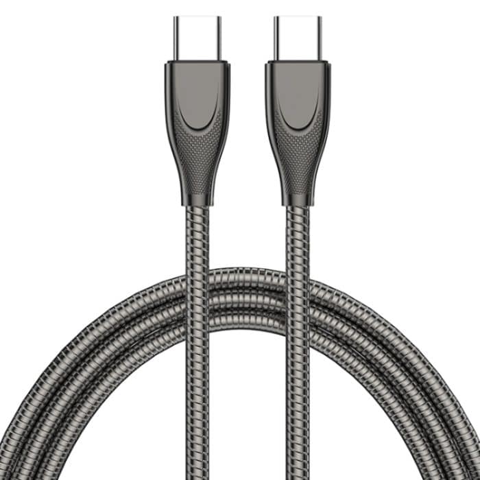 ADC-009 USB-C/Typ-C zu USB-C/Typ-C Zinklegierungsschlauch-Schnelllade-Datenkabel, Kabellänge: 1 m – Bild 1