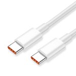 Original Xiaomi 6A USB-C / Typ-C auf USB-C / Typ-C Schnelllade-Datenkabel, Länge: 1 m