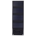 7 W monokristallines Silizium faltbares Solarpanel-Außenladegerät mit 5 V Dual-USB-Anschlüssen, 7W