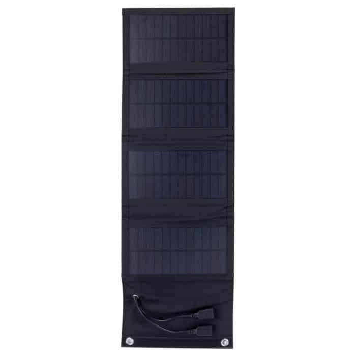 SC0046B.jpg 7 W monokristallines Silizium faltbares Solarpanel-Außenladegerät mit 5 V Dual-USB-Anschlüssen, 7W – Bild 1