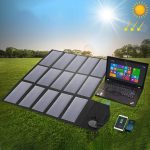 ALLPOWERS Tragbares Solarpanel-Ladegerät 100W 18V faltbares Solarpanel-Solarbatterieladegerät