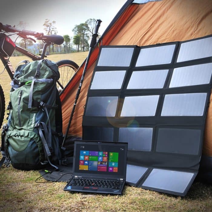ALLPOWERS Tragbares Solarpanel-Ladegerät 100W 18V faltbares Solarpanel-Solarbatterieladegerät – Bild 13