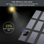 ALLPOWERS Tragbares Solarpanel-Ladegerät 100W 18V faltbares Solarpanel-Solarbatterieladegerät – Bild 5