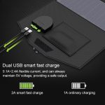 ALLPOWERS Tragbares Solarpanel-Ladegerät 100W 18V faltbares Solarpanel-Solarbatterieladegerät – Bild 6