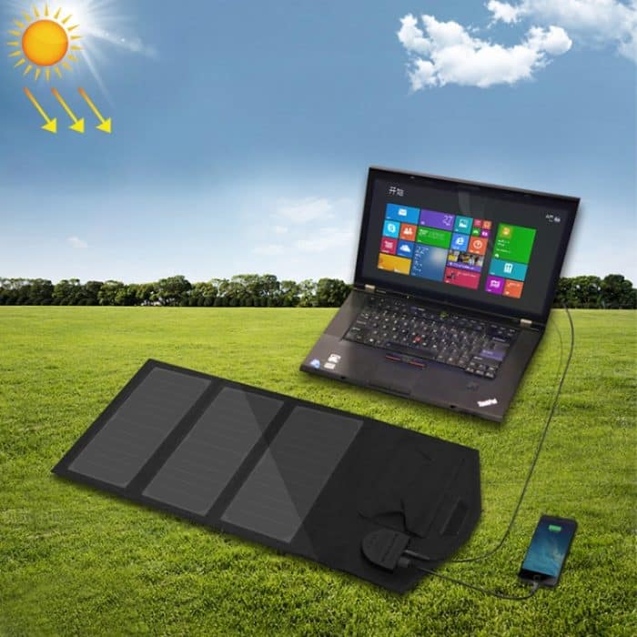 ALLPOWERS 18V 21W Solarladegerät Wasserdichte faltbare Solarenergie – Bild 1