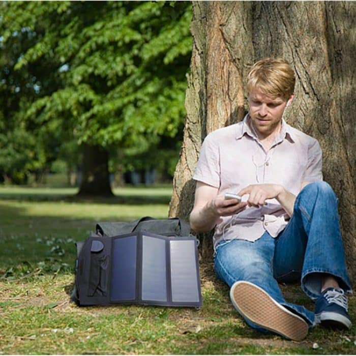 ALLPOWERS 18V 21W Solarladegerät Wasserdichte faltbare Solarenergie – Bild 15