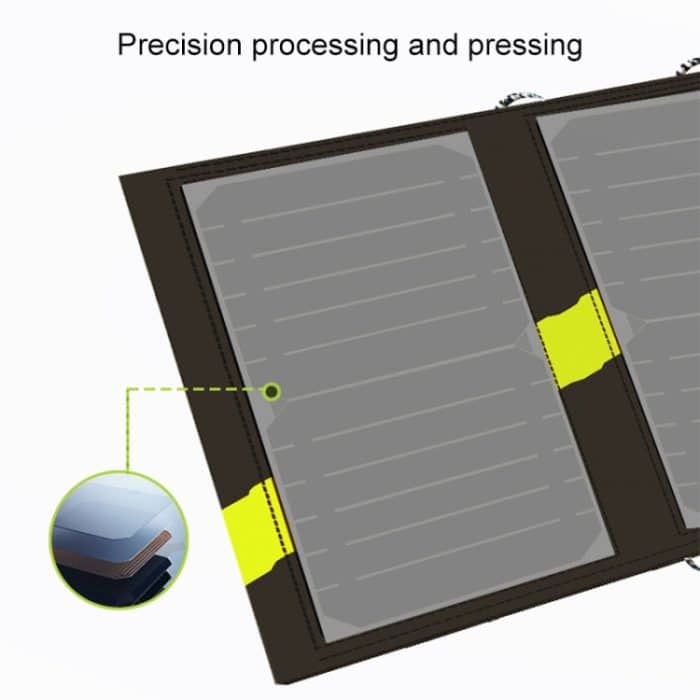 ALLPOWERS 20W 5V Solar Phone Ladegerät Tragbares Solarpanel mit zwei USB-Ausgängen – Bild 7