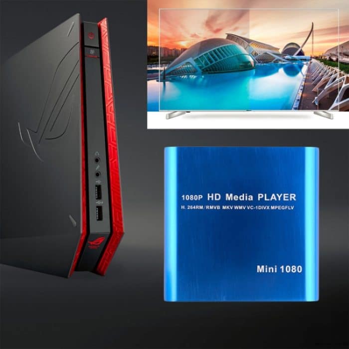 MINI 1080P Full HD Media USB-Festplattenspieler SD/MMC-Kartenspieler, US, EU, UK – Bild 6