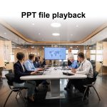 Ein UHD-4K-Player mit Einzeleinheit und eingeschalteter Werbemaschine spielt automatisch Videos im horizontalen und vertikalen PPT-Format auf U-Disk ab, US – Bild 7