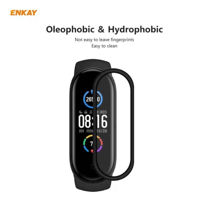 Für Xiaomi Mi Band 5 ENKAY Hat-Prince 3D-Vollbild-Soft-PC-Kante + PMMA-HD-Displayschutzfolie, 1 PCS, 2 PCS – Bild 4