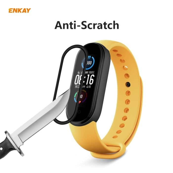 Für Xiaomi Mi Band 5 ENKAY Hat-Prince 3D-Vollbild-Soft-PC-Kante + PMMA-HD-Displayschutzfolie, 1 PCS, 2 PCS – Bild 5