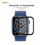 10 Stück ENKAY Hat-Prince 0,2 mm 9H Oberflächenhärte, explosionsgeschützte 3D-Aluminiumlegierungskante, Vollbild-Displayschutzfolie aus gehärtetem Glas, For Apple Watch 6/5/4/SE 40mm, For Apple Watch 6/5/4/SE 44mm – Bild 4