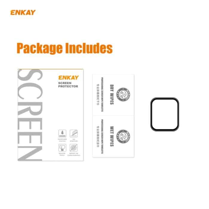 Für Apple Watch Series 6/5/4/SE 44 mm ENKAY Hat-Prince 3D-Vollbild-PET-gebogener HD-Displayschutzfilm mit Heißbiegung, For Apple Watch Series 6/5/4/SE 44mm – Bild 7