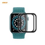 2 Stück ENKAY Hat-Prince 3D-Vollbild-Soft-PC-Kante + PMMA-HD-Displayschutzfolie, For Apple Watch 6/5/4/SE 44mm, For Apple Watch 6/5/4/SE 40mm