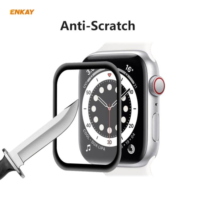 2 Stück ENKAY Hat-Prince 3D-Vollbild-Soft-PC-Kante + PMMA-HD-Displayschutzfolie, For Apple Watch 6/5/4/SE 44mm, For Apple Watch 6/5/4/SE 40mm – Bild 6