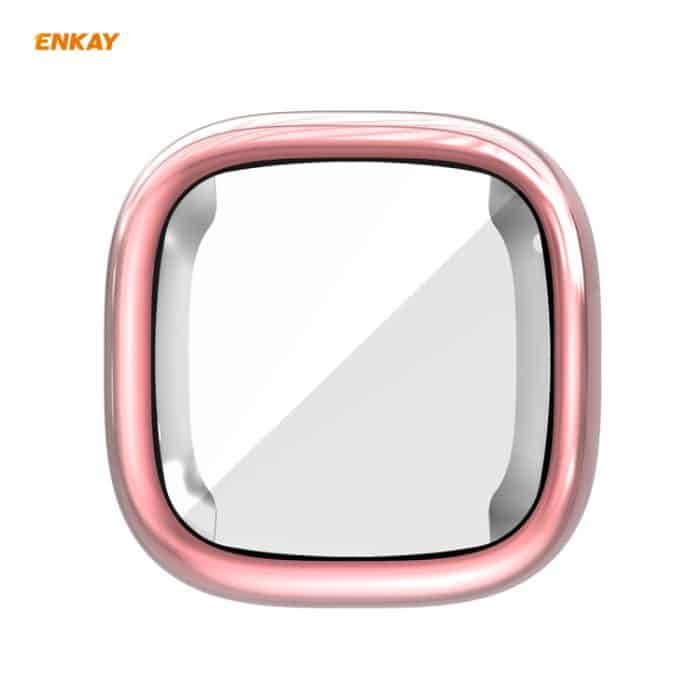 Für Fitbit Versa 3 / Fitbit Sense ENKAY Hat-Prince ENK-AC8208 Vollständige Abdeckung aus galvanisiertem TPU-Softcase – Bild 5