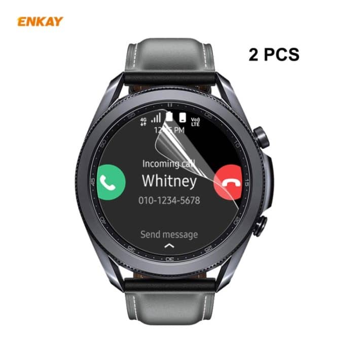 2 Stück ENKAY Hat-Prince klare HD-PET-Displayschutzfolie, For Samsung Galaxy Watch3 45mm, For Samsung Galaxy Watch3 41mm – Bild 1