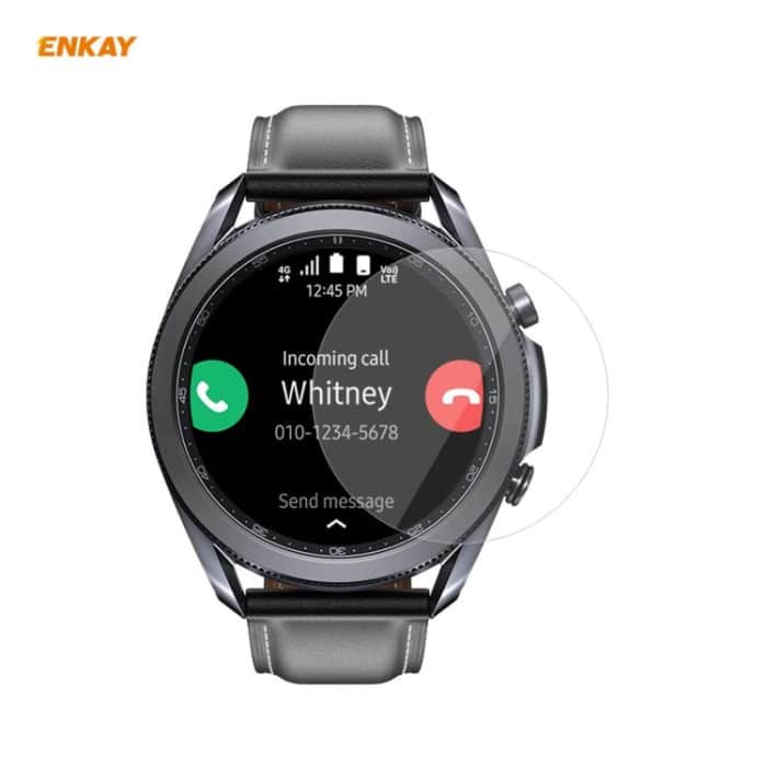 2 Stück ENKAY Hat-Prince klare HD-PET-Displayschutzfolie, For Samsung Galaxy Watch3 45mm, For Samsung Galaxy Watch3 41mm – Bild 5