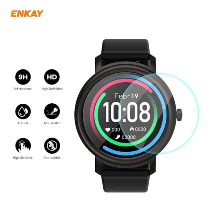 Für Xiaomi Mibro Air ENKAY Hat-Prince 0,2 mm 9H 2,15 D gehärtete Glasfolie mit gebogenen Kanten, 1 PCS, 2 PCS, 5 PCS, 10 PCS – Bild 3