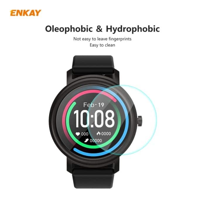 Für Xiaomi Mibro Air ENKAY Hat-Prince 0,2 mm 9H 2,15 D gehärtete Glasfolie mit gebogenen Kanten, 1 PCS, 2 PCS, 5 PCS, 10 PCS – Bild 5