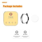 Für Samsung Galaxy Watch 3 41 mm 2 in 1 ENKAY Hat-Prince Galvanisieren Sie weiches TPU-Gehäuse + 0,2 mm 9H 2,15D gebogene Kante aus gehärtetem Glas – Bild 8