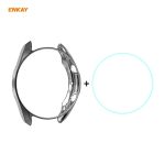 Für Samsung Galaxy Watch 3 45 mm 2 in 1 ENKAY Hat-Prince Galvanisieren Sie weiches TPU-Gehäuse + 0,2 mm 9H 2,15D gebogene Kante aus gehärtetem Glas