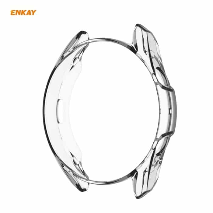 2-in-1 ENKAY Hat-Prince transparentes weiches TPU-Gehäuse + 0,2 mm 9H 2,15D gehärtete Glasfolie mit gebogenen Kanten, For Samsung Galaxy Watch 3 41mm, For Samsung Galaxy Watch 3 45mm – Bild 3