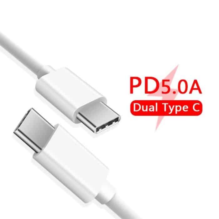 XJ-50 PD 120W 5A USB-C / Typ-C zu USB-C / Typ-C Schnellladedatenkabel, Kabellänge: 1 m – Bild 2