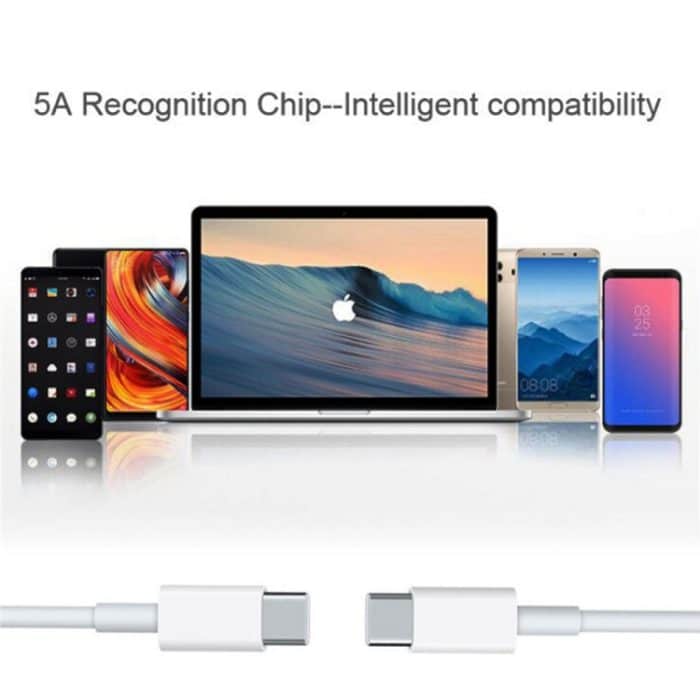 XJ-50 PD 120W 5A USB-C / Typ-C zu USB-C / Typ-C Schnellladedatenkabel, Kabellänge: 1 m – Bild 7