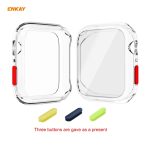 ENKAY Hat-Prince TPU-Gehäuse mit vollständiger Abdeckung + Schutzfolie aus gehärtetem Glas für Apple Watch Series 6 / 5 / 4 / SE 44 mm, For Apple Watch Series 6 / 5 / 4 / SE 44mm – Bild 3