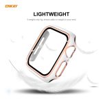 ENKAY Hat-Prince Galvanisiertes PC-Gehäuse mit vollständiger Abdeckung + Schutzglas aus gehärtetem Glas für Apple Watch Series 6 / 5 / 4 / SE 44 mm, For Apple Watch Series 6 / 5 / 4 / SE 44mm – Bild 3