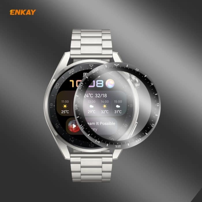 SYA001545001.jpg Für Huawei WATCH 3 Pro 48 mm ENKAY Hat-Prince 3D Full Coverage Soft PC Edge + PMMA HD Displayschutzfolie, 1 PC, 2 PCS, 5 PCS, 10 PCS – Bild 1