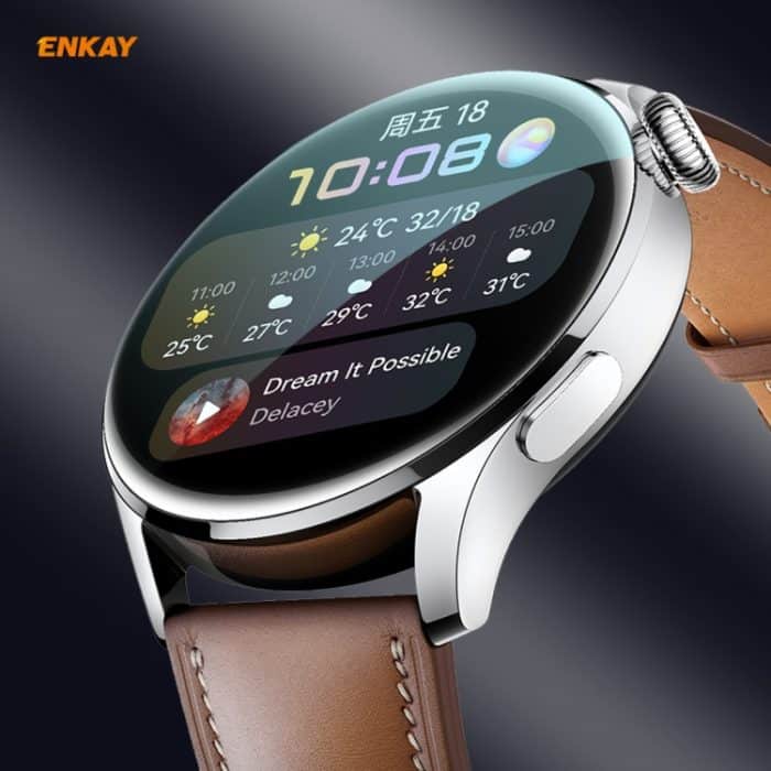SYA001545101.jpg Für Huawei WATCH 3 46mm ENKAY Hat-Prince 3D Full Coverage Soft PC Edge + PMMA HD Displayschutzfolie, For Huawei WATCH 3 46mm (1 PC), For Huawei WATCH 3 46mm (2 PCS), For Huawei WATCH 3 46mm (5 PCS), For Huawei WATCH 3 46mm (10 PCS) – Bild 1