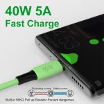 ENKAY Hat-Prince ENK-CB1101 5A USB auf USB-C / Typ-C Silikon Superschnellladekabel, Kabellänge: 1,2 m – Bild 6