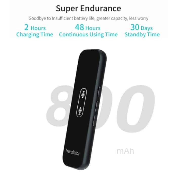 G6X Smart Echtzeit-Sprachübersetzer 40 Sprachen für Android IOS und Smartphone – Bild 7