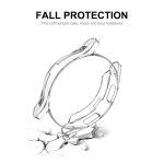 ENKAY Hat-Prince Vollständige Abdeckung, transparentes weiches Gehäuse, TPU-HD-Klarabdeckung + Schutzfolie aus gehärtetem Glas, For Samsung Galaxy Watch4 Classic 42mm, For Samsung Watch4 Classic 46mm – Bild 3