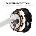 ENKAY für Samsung Galaxy Watch4 Classic 42 mm ENKAY Hat-Prince vollständige Abdeckung, galvanisierte weiche Hülle, TPU-HD-Klarsichtabdeckung + gehärteter Glasschutz, For Samsung Galaxy Watch4 Classic 42mm – Bild 5